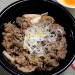 Yoshinoya - 牛すき鍋膳肉２倍盛りで (´ﾟ艸ﾟ)∴ﾌﾞｯ