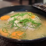 旬魚菜 しら川 - イワシのつみれ汁（味噌）