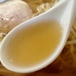 らーめん処　匡 - チャーシュー丼セット：スープ