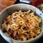らーめん処　匡 - チャーシュー丼セット：辛ねぎ