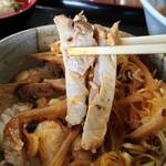 らーめん処　匡 - チャーシュー丼セット：辛ねぎ