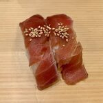 立喰い寿司 魚がし日本一 - 漬けまぐろ ¥125×2