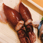 味享 - 富山湾内の蛍烏賊。プリップリの上物でした