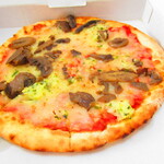 サイゼリヤ - 野菜ときのこのピザ　テイクアウト仕様　３９０円（税込）【２０２１年４月】