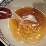 東家本店 - 天ぷらよかして完食★温蕎麦でも蕎麦湯提供は嬉しい。