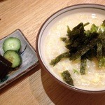 郷の舎 花背 - 雑炊（はもしゃぶ）