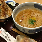 satouyousuke - 稲庭うどんと天丼セット 1,600円