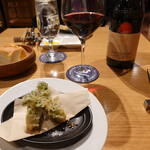 AU GAMIN DE TOKIO table - タラの芽のフリット