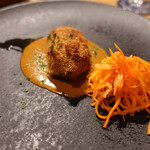 AU GAMIN DE TOKIO table - 花ズッキーニの蟹クリーム