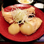 日本海庄や - 日替り煮魚定食(鯛カマとカブの煮付)／税込1,000円