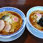 さぶろう - 中華そば(大) と 肉中華そば(中)