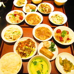 黄鶴 - ２人のランチ小皿定食　２８００円（税込）【２０２１年４月】