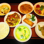 黄鶴 - ランチ小皿定食　２８００円（税込）【２０２１年４月】