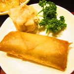 黄鶴 - ランチ小皿定食　２８００円（税込）の点心２品のアップ【２０２１年４月】