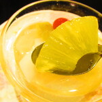 黄鶴 - ランチ小皿定食　２８００円（税込）の杏仁豆腐のアップ【２０２１年３月】