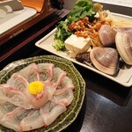 禅紫 - 鯛しゃぶ(蛤・竹の子)