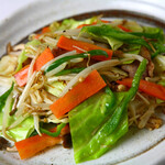 Jinroku - 野菜炒め塩味　強い火力で一気に焼き上げる鉄板ならではの味