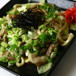 Mushroom fried udon