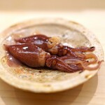 日本橋蛎殻町 すぎた - ホタルイカの味噌漬け