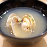 日本橋蛎殻町 すぎた - アサリの味噌汁