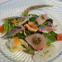 イルマーレ - 前菜①：鮮魚のサラダ仕立て