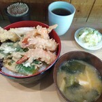 懐石 花懐道 - 天丼