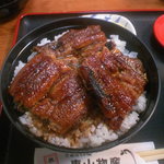 炭火焼うなぎ 東山物産 - うな丼中