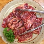 焼肉ロード - サービスカルビ定食のカルビ