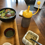 ぽくぽく - ドレッシングとオリジナルのトンカツ用お塩