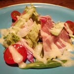 中ちょう倶楽部 - 生ハムのサラダ