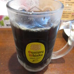 鶏焼 鳥タイム - サービスのアイスコーヒー