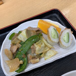 おかだうどん - 今日のオカズ　ザーサイの炒め物♪