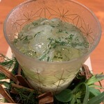 ars - ボタニカル　シャーベット ヨーグルトとジンを使ったシャーベットは爽やか。