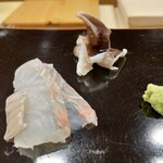 日本橋蛎殻町 すぎた - みる貝と平目