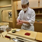 日本橋蛎殻町 すぎた - 端正な所作