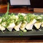 やきとり 正や - 蒸し鶏 葱ソース