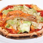 トリワイン ＰＩＫＯＳＨＨＨＵ - 甘エビのナポリピッツァ