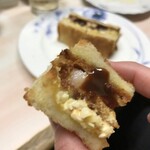 がばちょ - カツサンド（700円）これ旨いって！