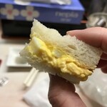 がばちょ - 玉子サンドお裾分け頂いた♡
