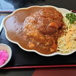 金曜日 - カツカレーを上から‥