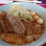 ラーメン二郎 - うずら入れちゃいました