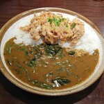 CoCo壱番屋 - 料理写真:山賊焼カレー(トッピング ほうれん草)　1091円