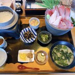 活魚 漁ま - 鰤お造り定食