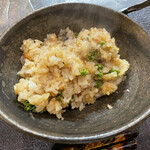 鮨松榮 - 鰻の天ぷらごはん 花山椒添え