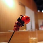 鳥しき - 素晴らしいお味！是非とも食べたい【ちょうちん】(キンカン+肝+卵管