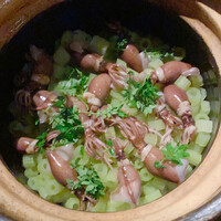 いまここ - 蛍烏賊とふきの炊き込みご飯