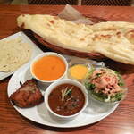 Ｊａｉｐｕｒ - ...「B dinner set（1690円）」、インドカレー＝ディナーは高いorz