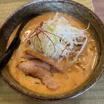 麺道場 YAWARA - 平日限定ランチのA、味噌変更。