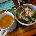 ちゃぶ家 - サラダとスープ