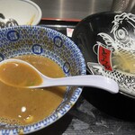 松戸富田麺絆 - 割りスープ